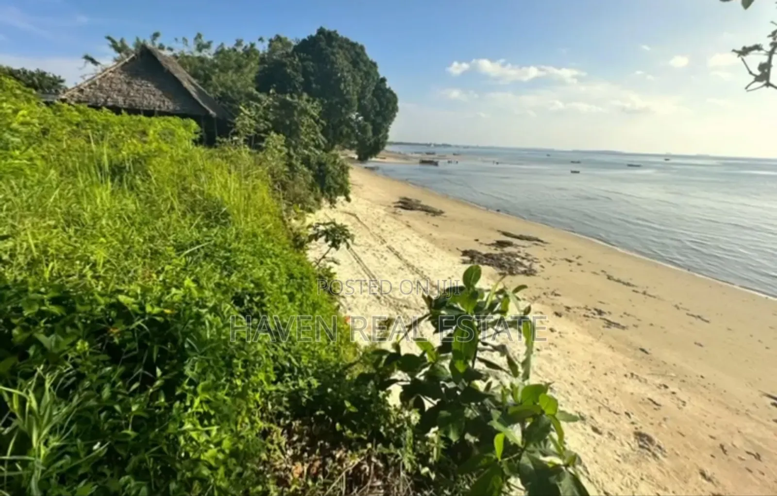 A Sunset Beach Cliff Plot for Sale at Zanzibar