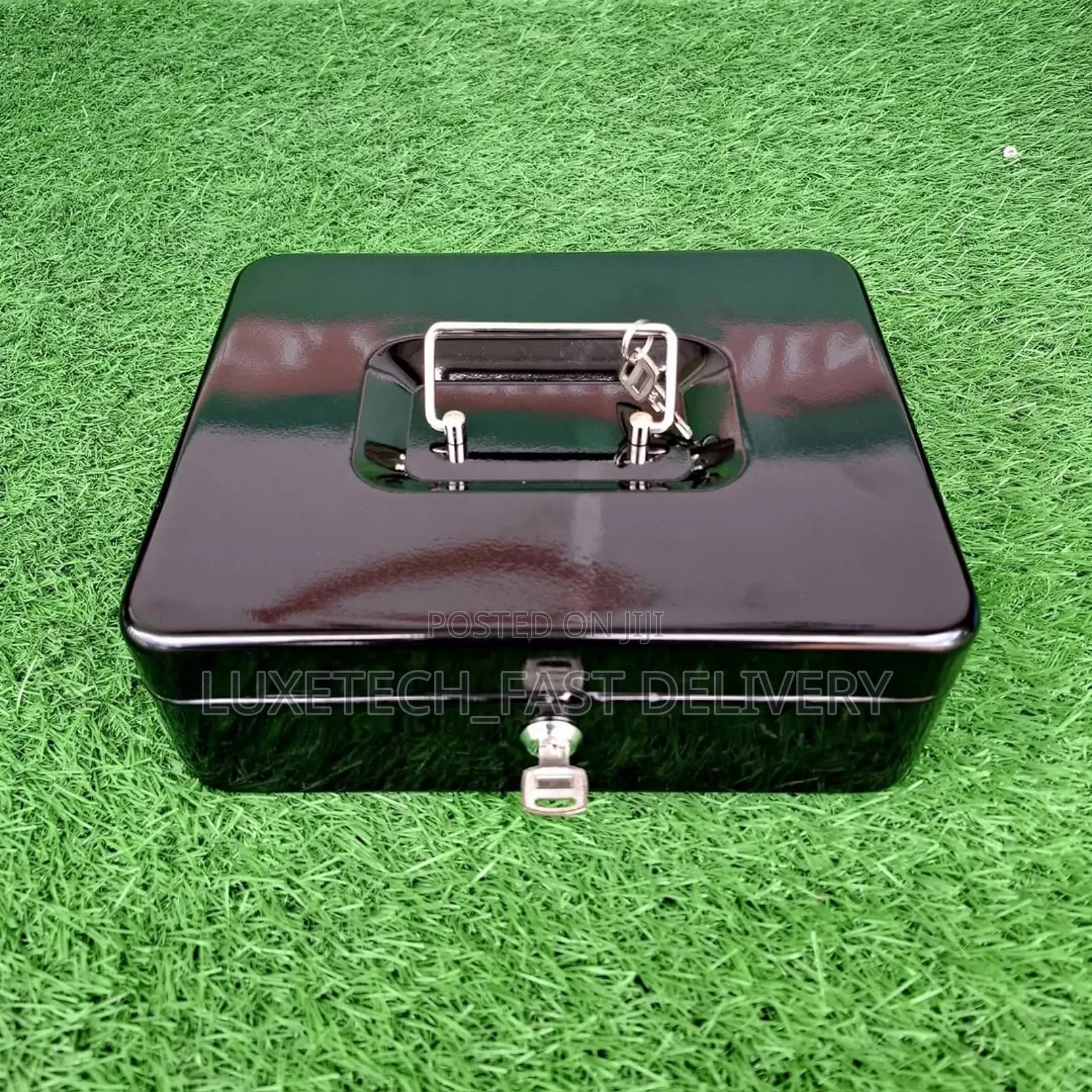 Portable Money Box For Cash Saving Locking Cash Box With Money Tray