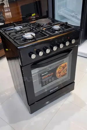 Skywood Cooker 3 Gas + 1 Electric Plate + Electric Oven (60x60)Cm
