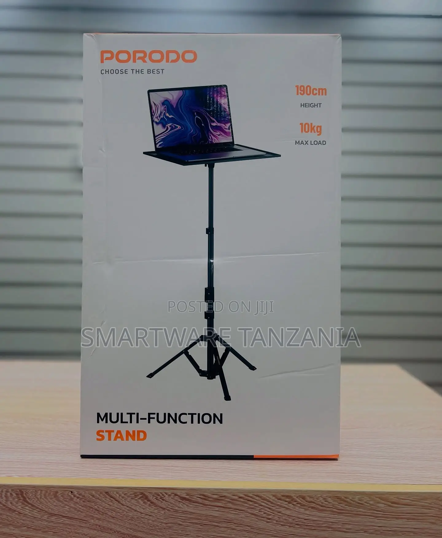 Porodo Multi-Function Stand 190cm - Adjustable Laptop Tripod 10kg