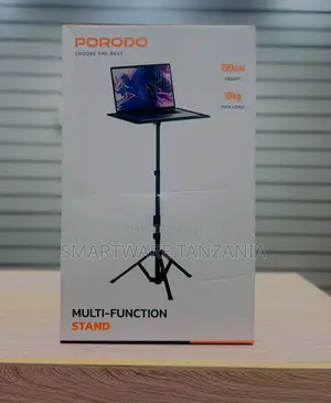 Porodo Multi-Function Stand 190cm - Adjustable Laptop Tripod 10kg