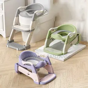 Adjustable Potty Training Seat Set Multi Color Kids Toilet Ladder