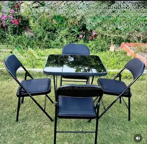 Meza Glass Top Na Viti 4 (Offer Price)