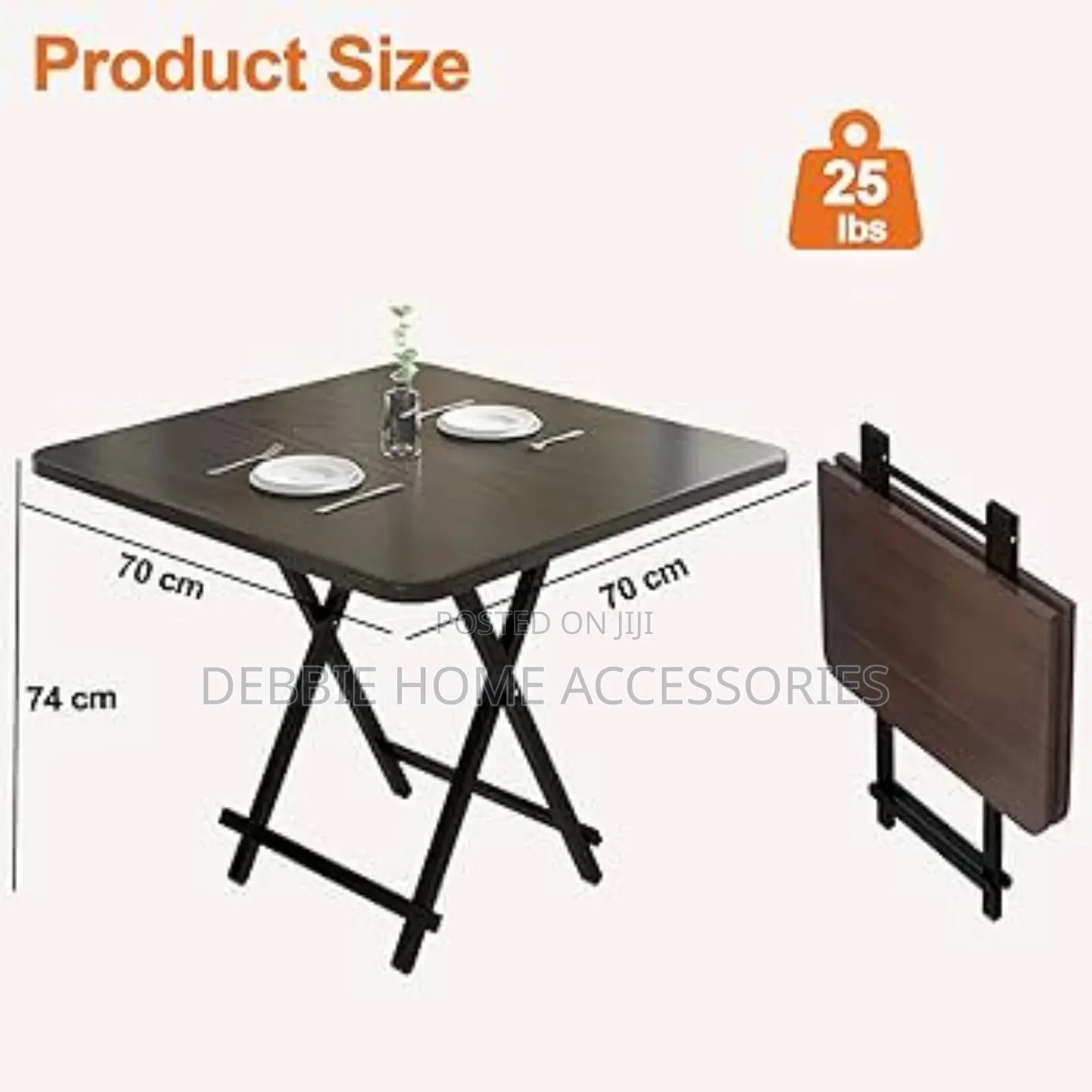 Foldable Dining Table Jiji – Space-Saving Elegance for Modern Homes