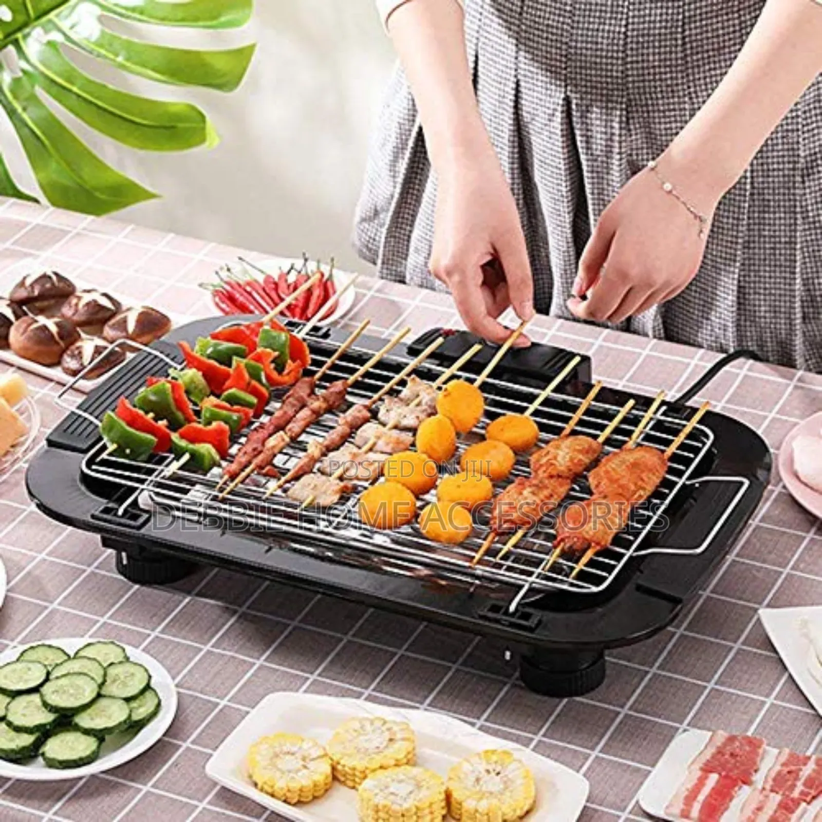Electric Barbecue Grill (Portable Design)