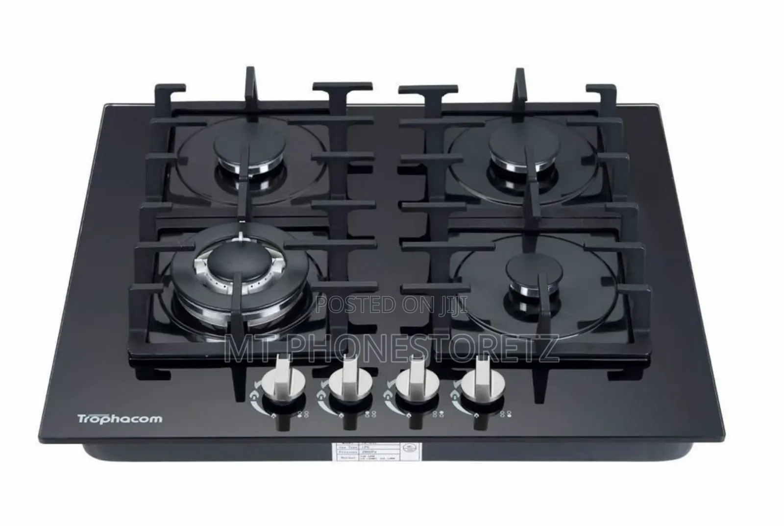 *Trophacom Table Cooker Plate 4 Full Gas*