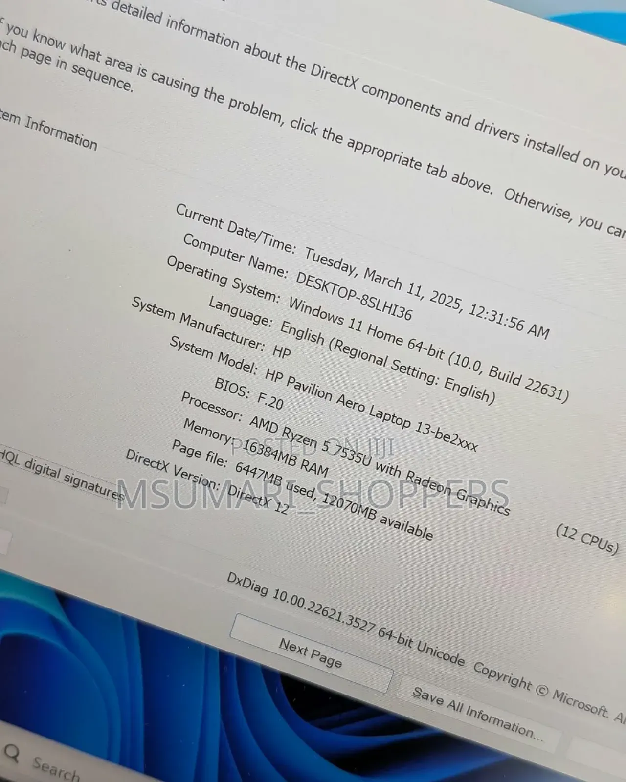 Laptop HP Pavilion 13 16GB AMD Ryzen 5 SSD 512GB