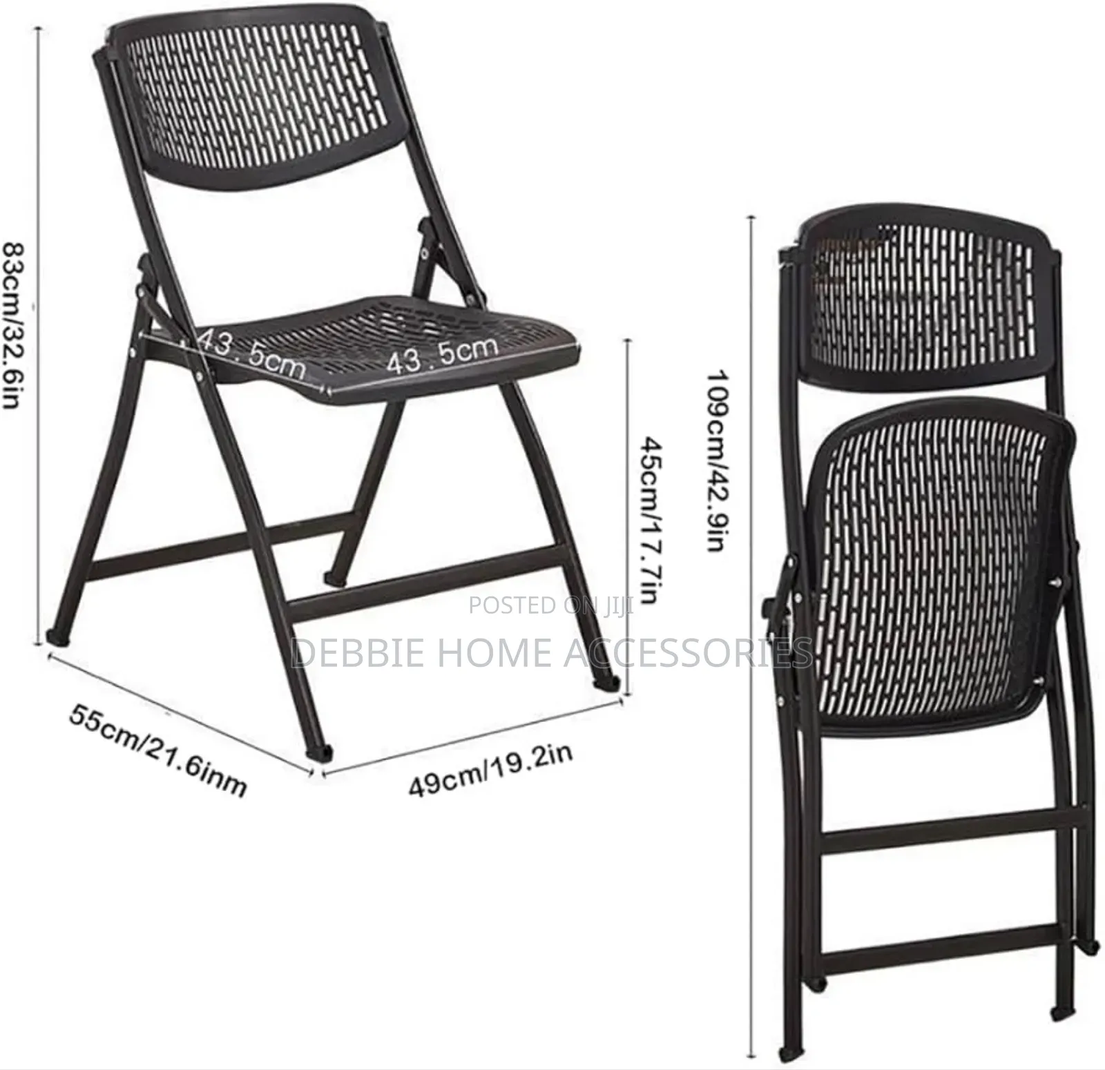 Folding Plastic Steel Chair