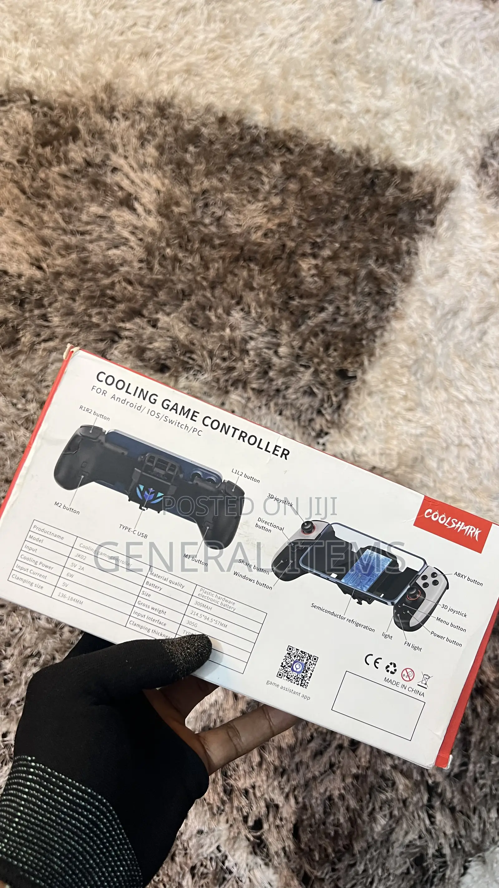 Jk03 Wireless and Cooling Gaming Controller