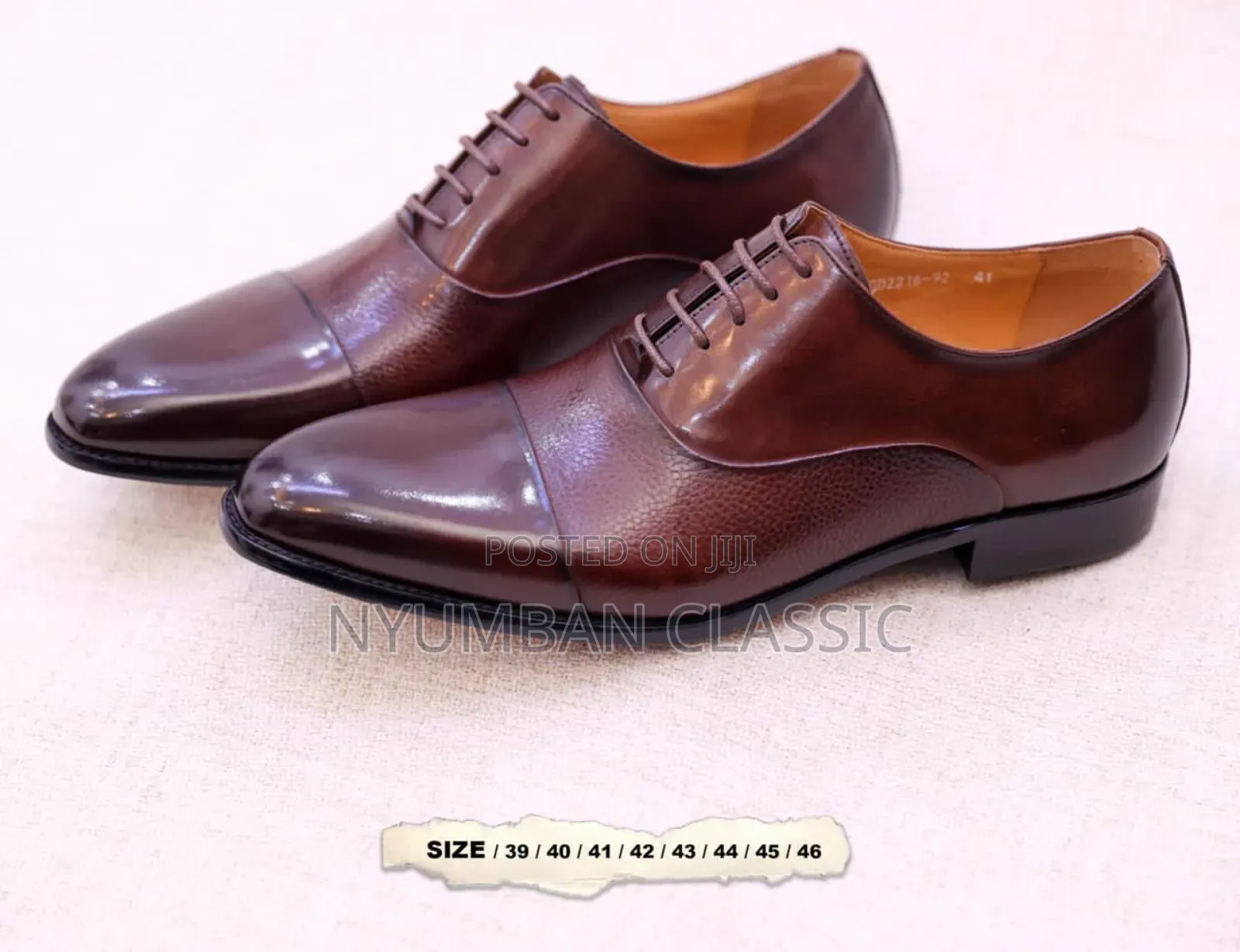 Cap Toe Oxford Moccasin
