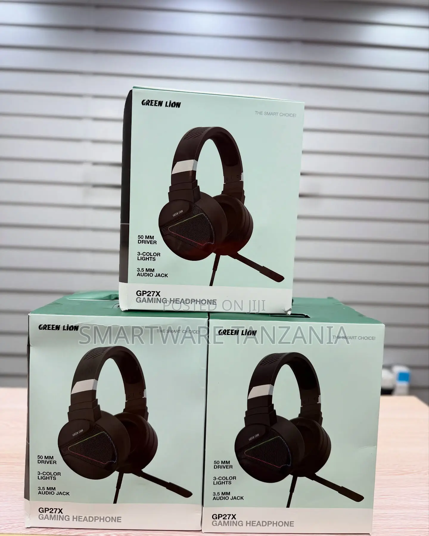 Green Lion Gp27x Gaming Headphone - 50mm Driver With RGB Lights