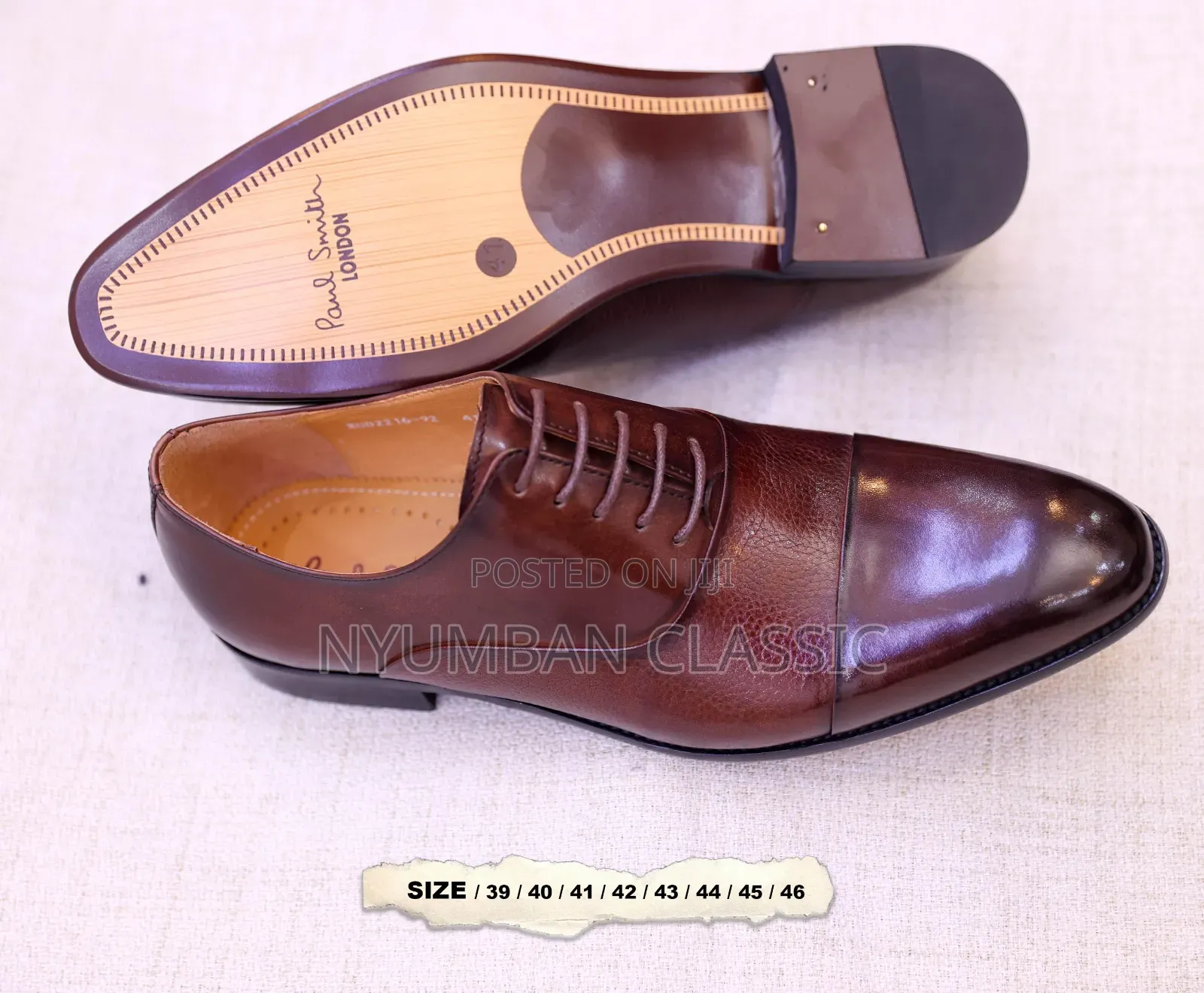 Cap Toe Oxford Moccasin Shoes