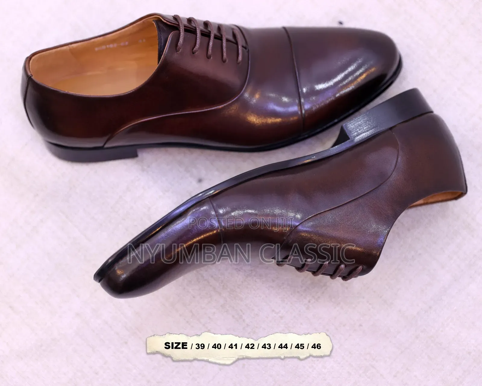 Cap Toe Oxford Moccasin Shoes