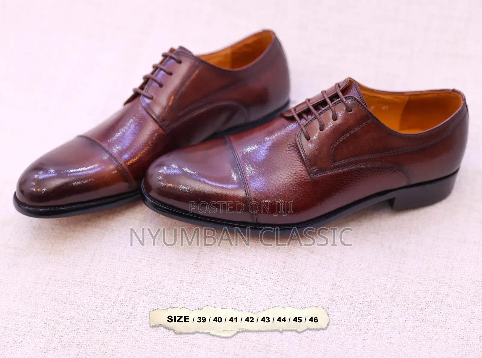 Cap Toe Oxford Moccasin Shoes