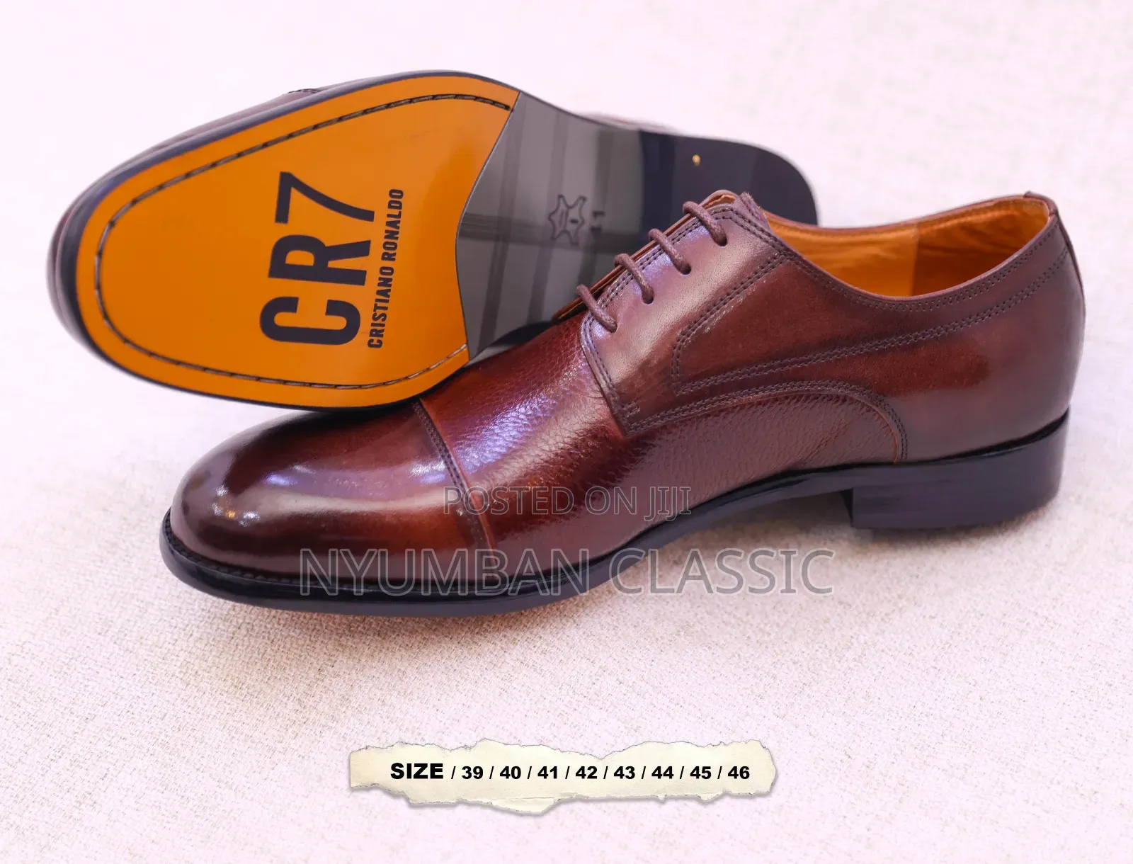 Cap Toe Oxford Moccasin Shoes