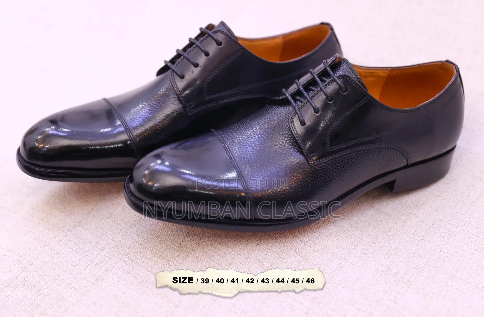 Cap Toe Oxford Moccasin Shoes