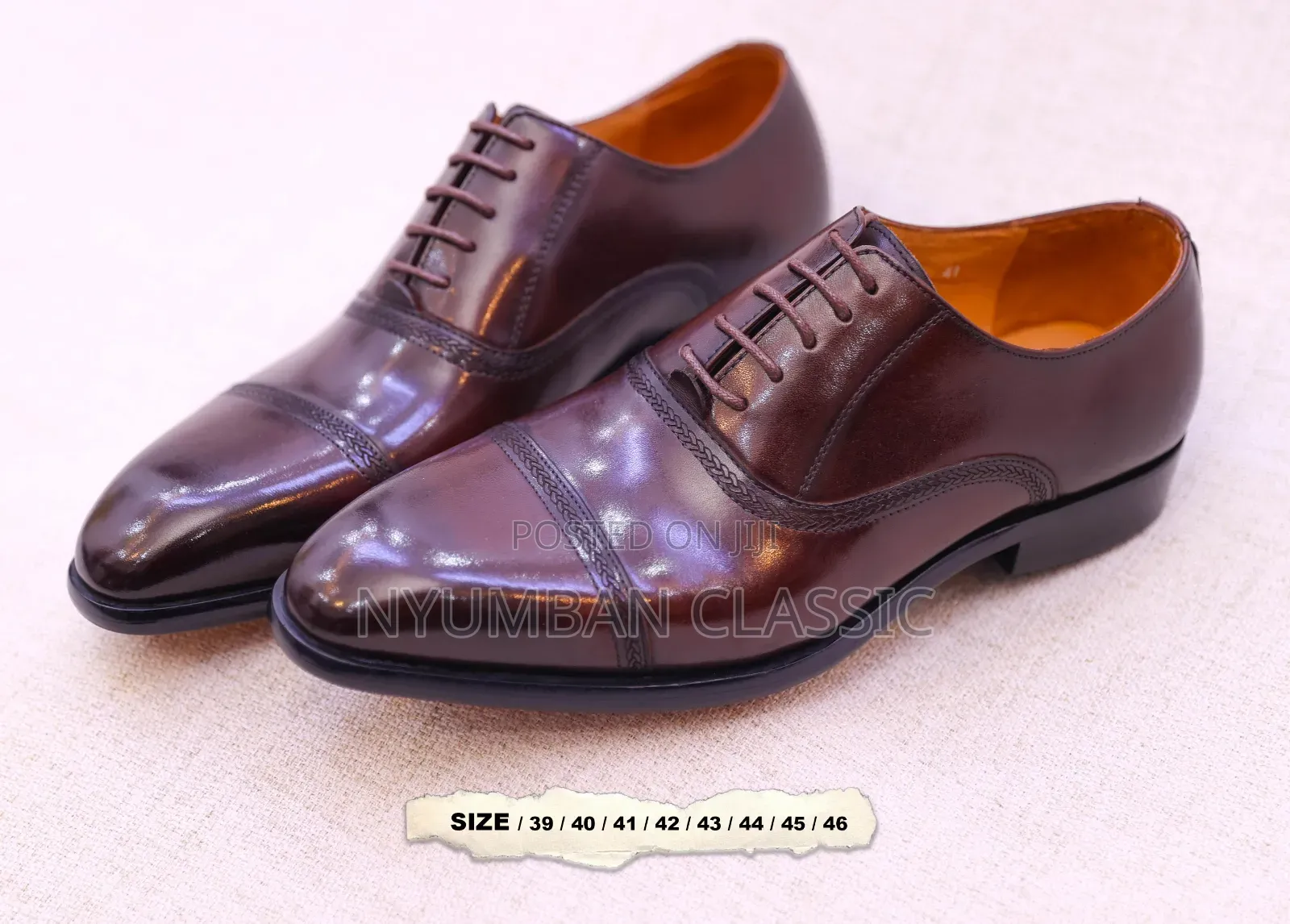 Cap Toe Oxford Moccasin Shoes