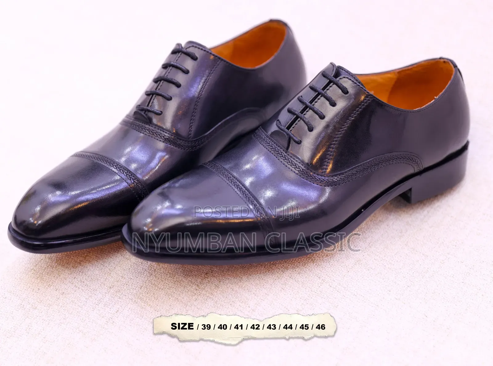 Cap Toe Oxford Moccasin Shoes