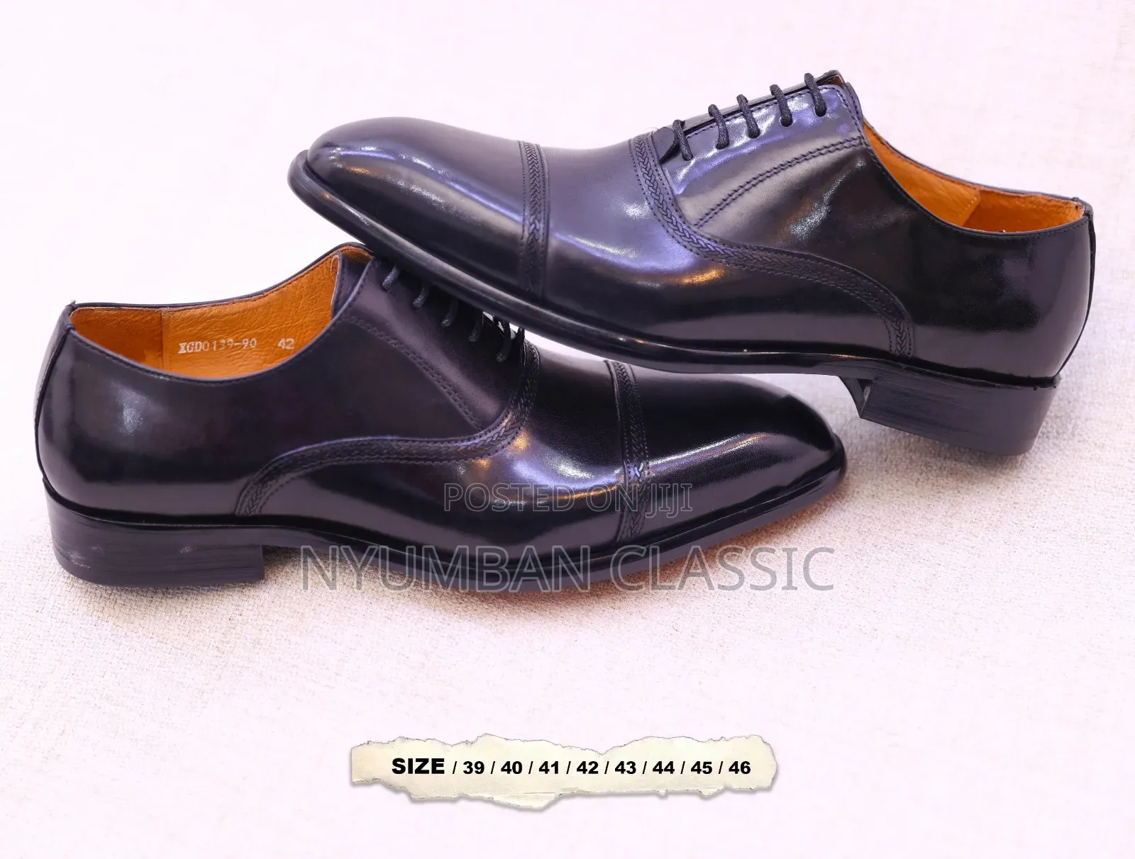 Cap Toe Oxford Moccasin Shoes