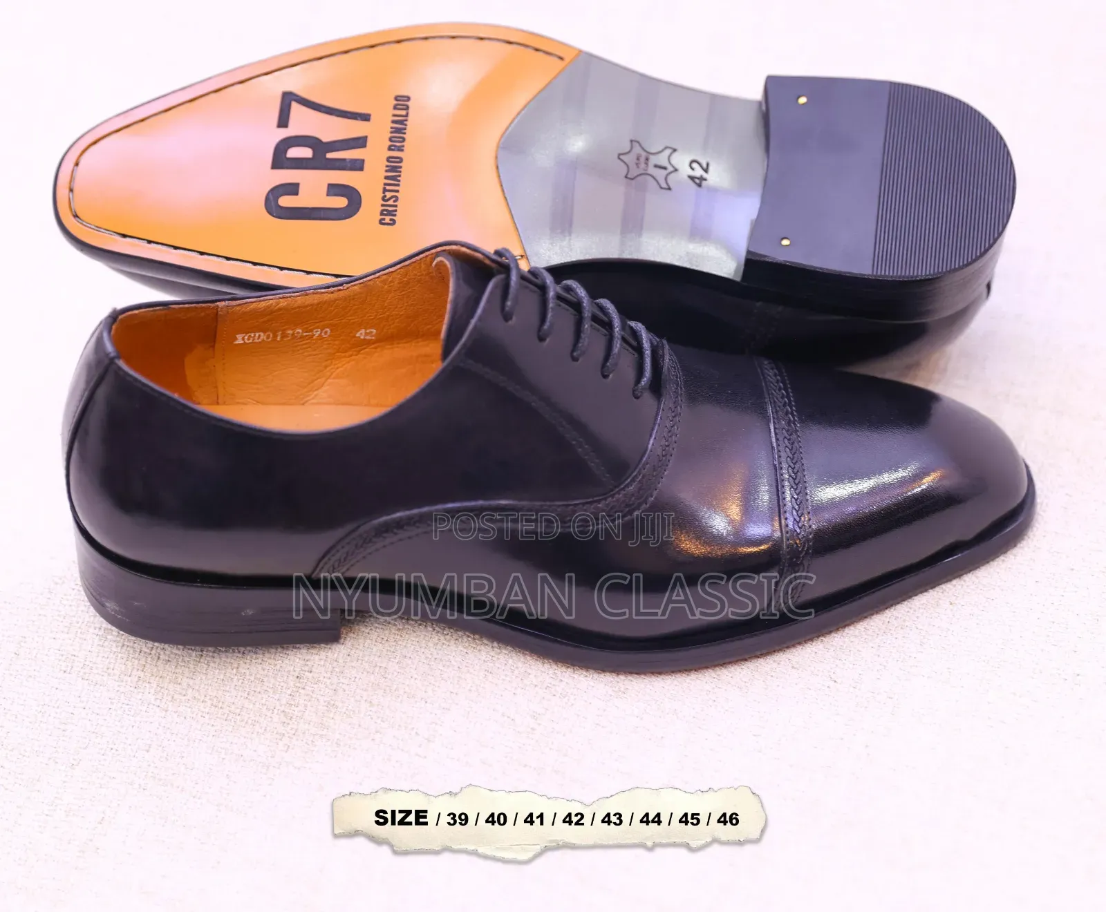 Cap Toe Oxford Moccasin Shoes
