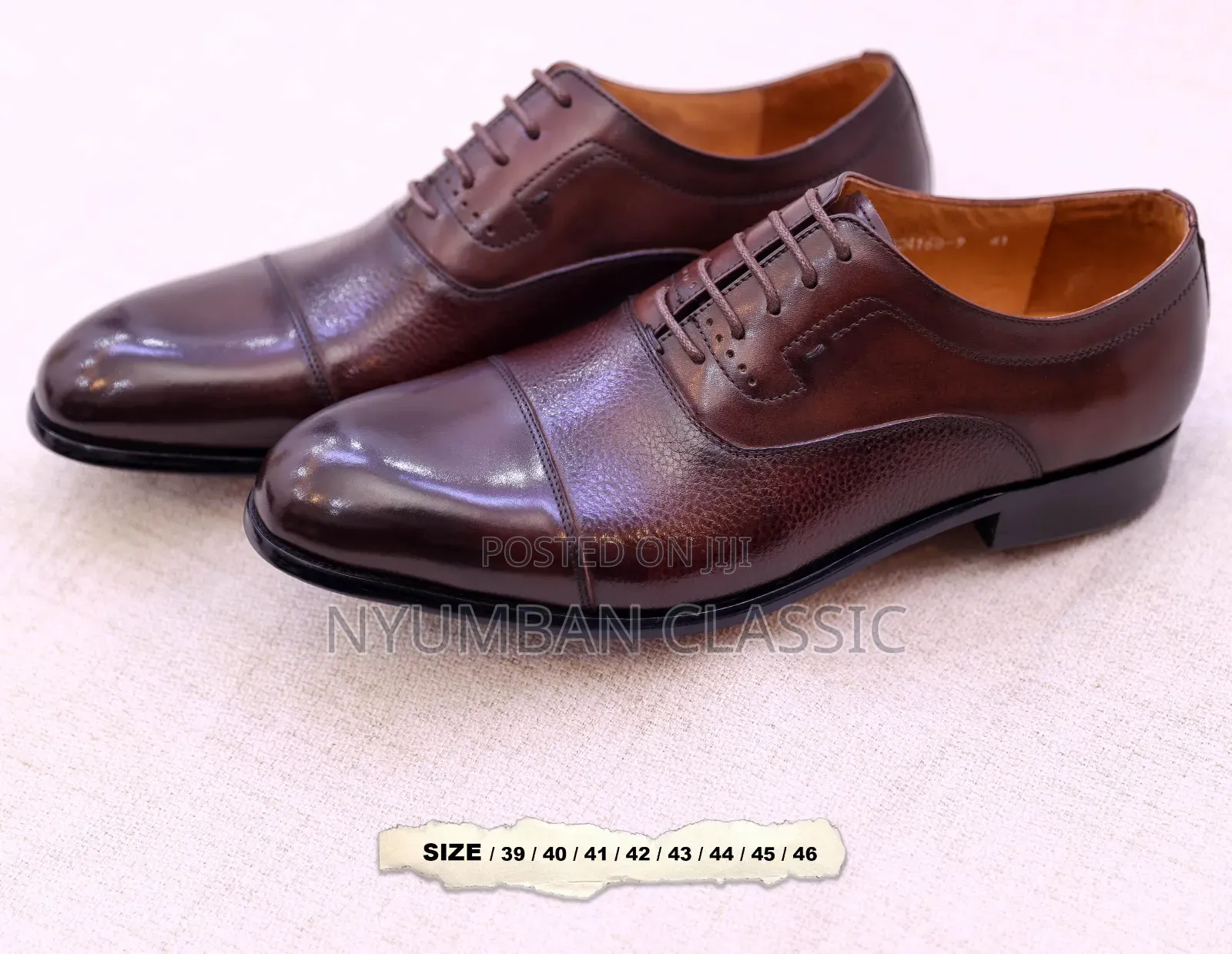 Cap Toe Oxford Moccasin Shoes