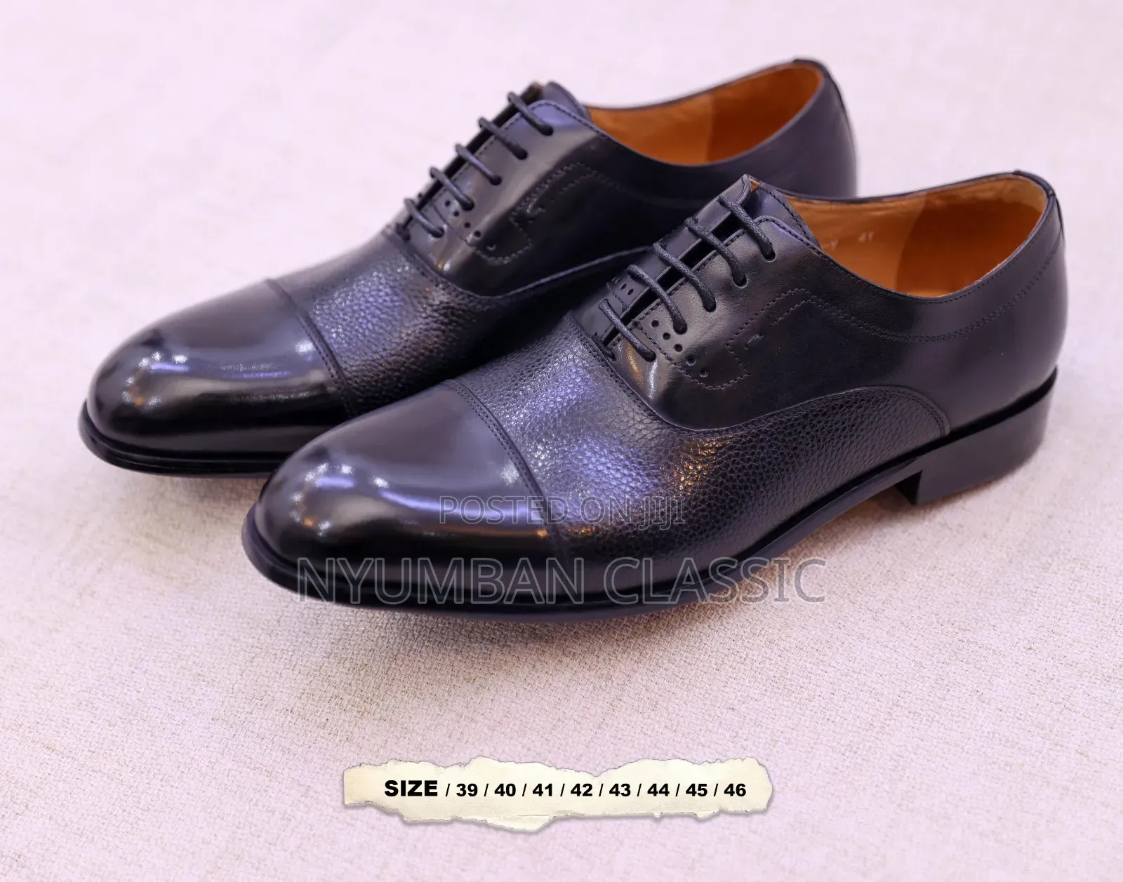 Cap Toe Oxford Moccasin Shoes