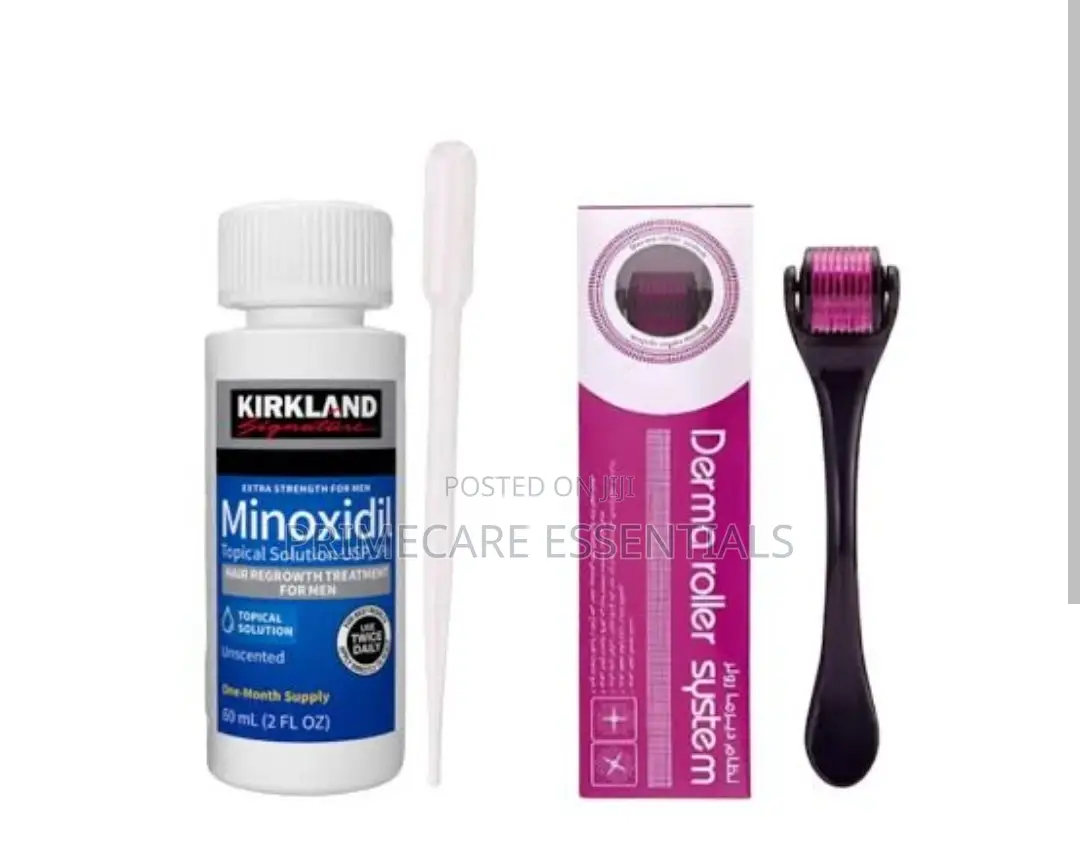 Kirkland Minoxidil and Dermaroller Combo
