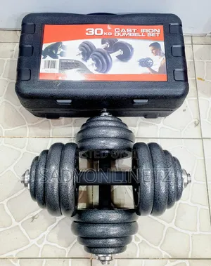 Cast Iron Dumbbell Set 30kg