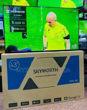 43 Inch Skyworth Smart Tv With Bluetooth New