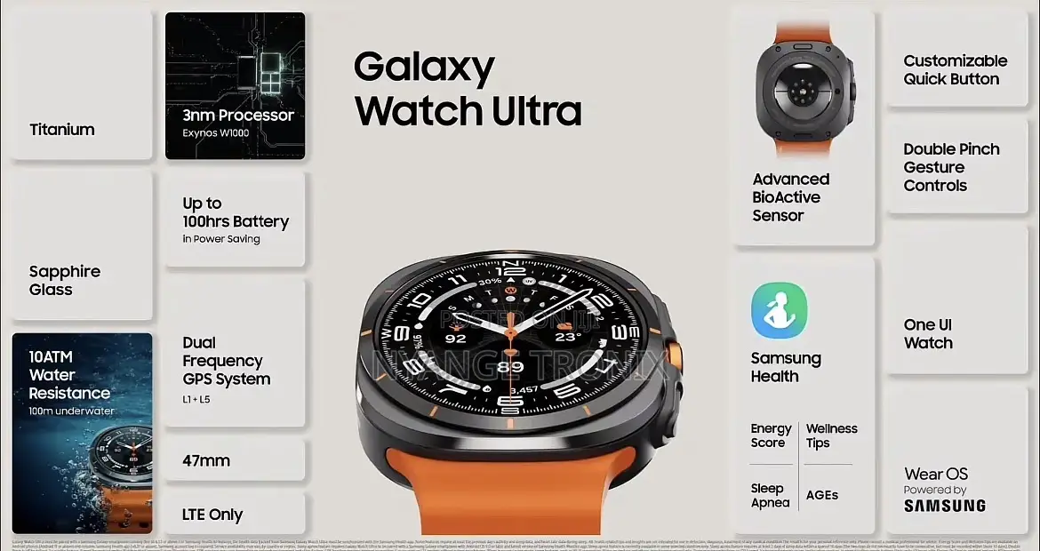 Samsung Galaxy Watch 7 Ultra Blue 47mm