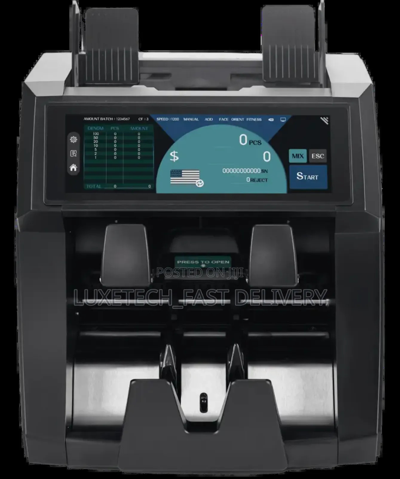 Digimax Dg-953 Bill Counter Full Touch Screen With in-Built Printer