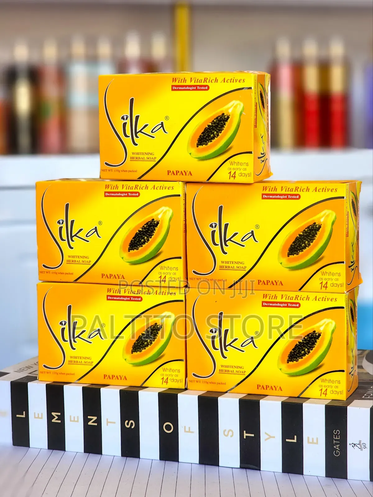 Silka Papaya Whitening Herbal Soap