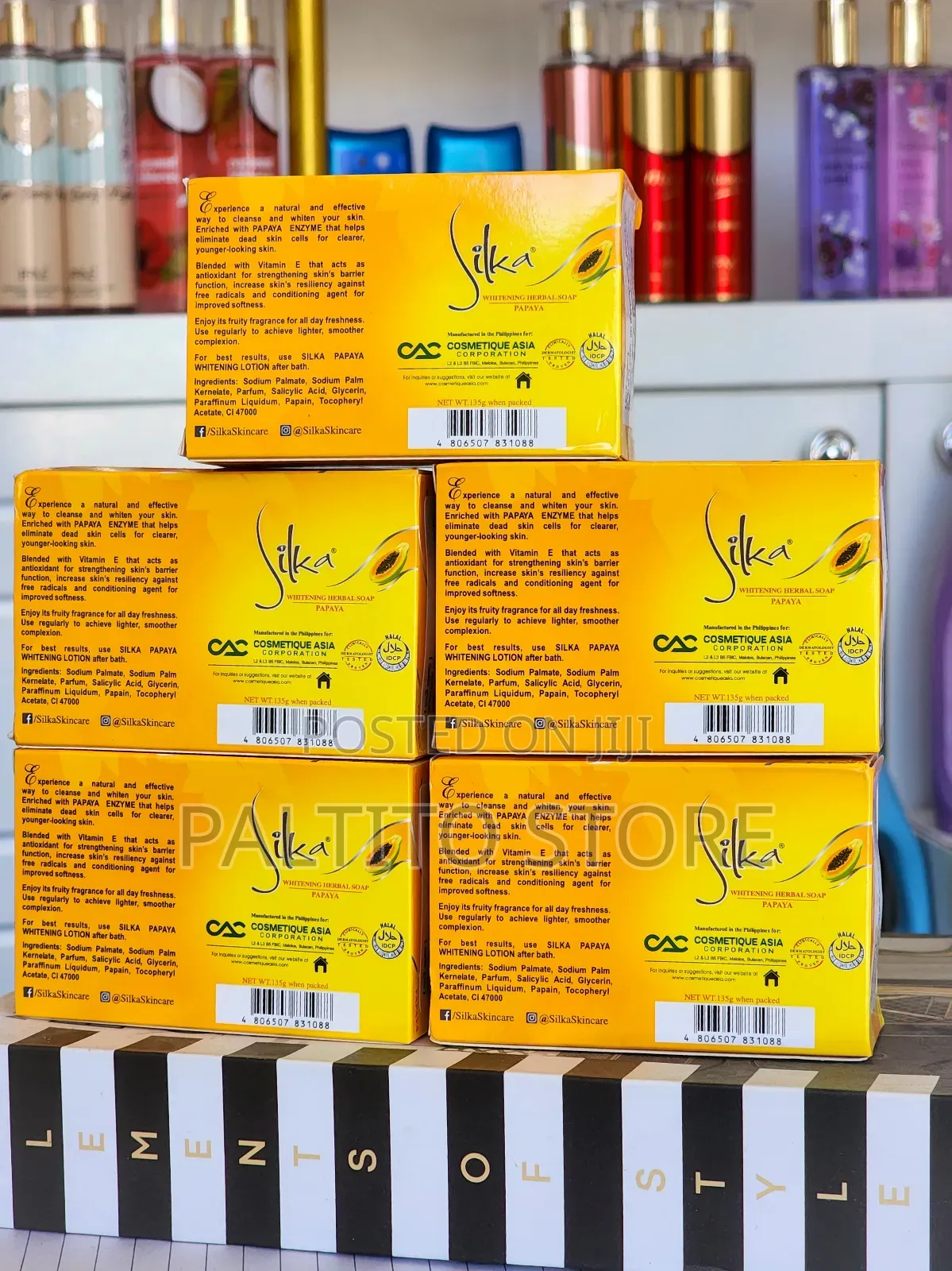 Silka Papaya Whitening Herbal Soap