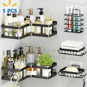 5 Pieces Conner Shower Caddy Set