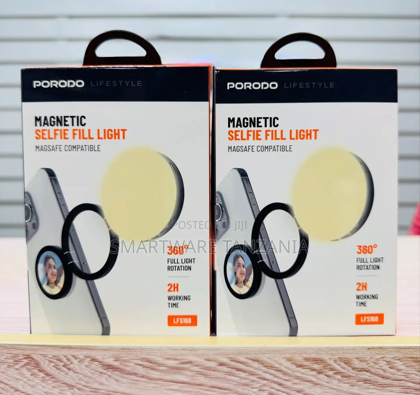 Porodo Magnetic Selfie Fill Light Magsafe 360 Rotation 2h Battery
