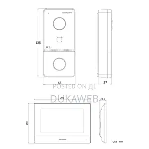 Hikvision Ds-Kis603-P 7-Inch Ip Wireless Video Door Phone – Brand New