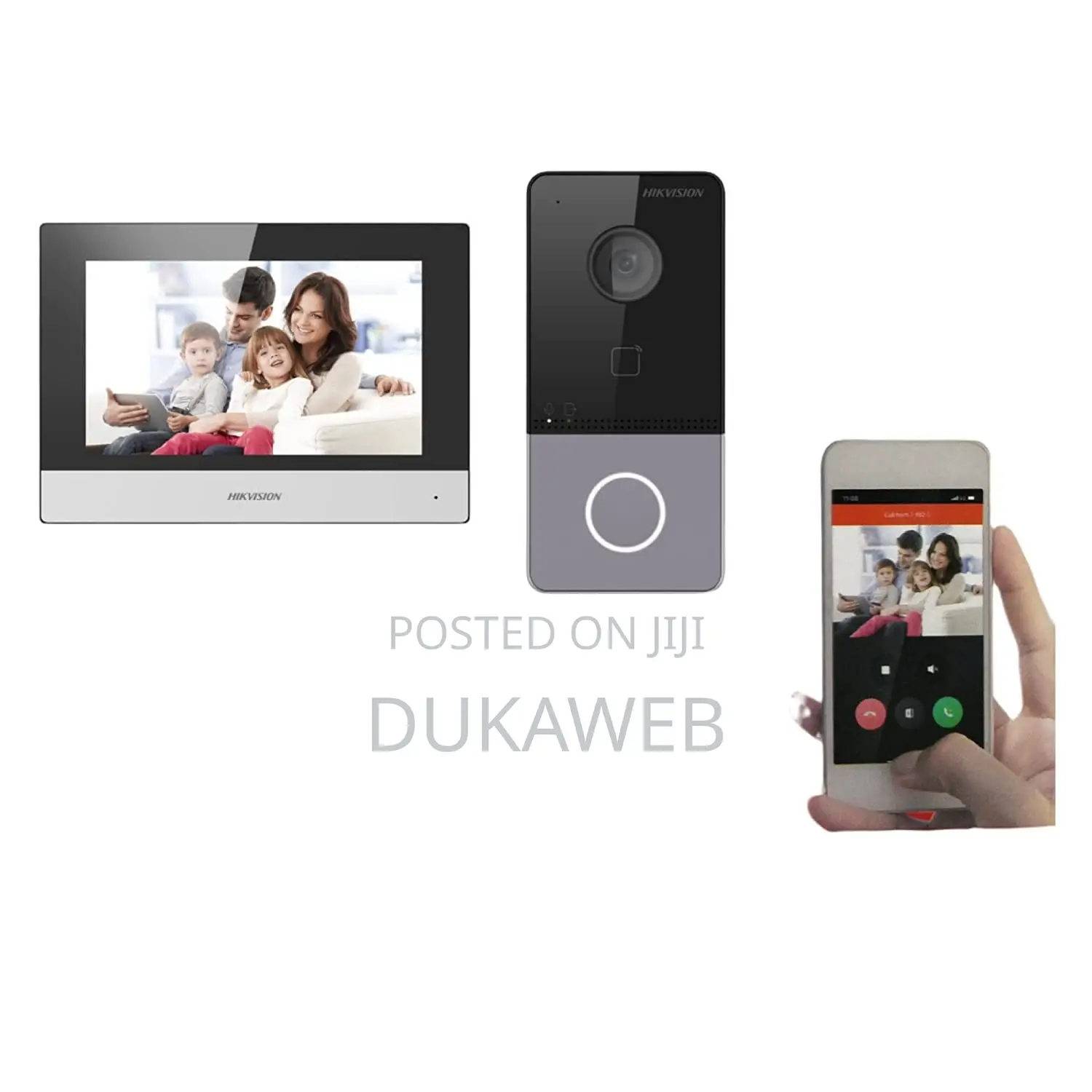 Hikvision Ds-Kis603-P 7-Inch Ip Wireless Video Door Phone – Brand New