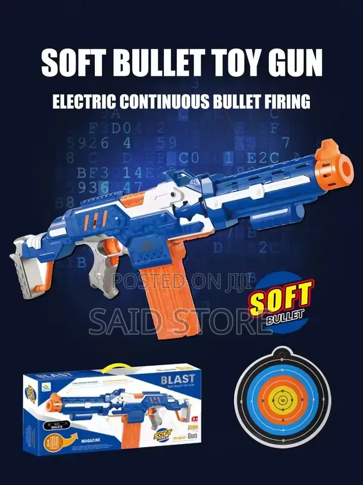 Children's Soft Bullet Toy Gun Submachine