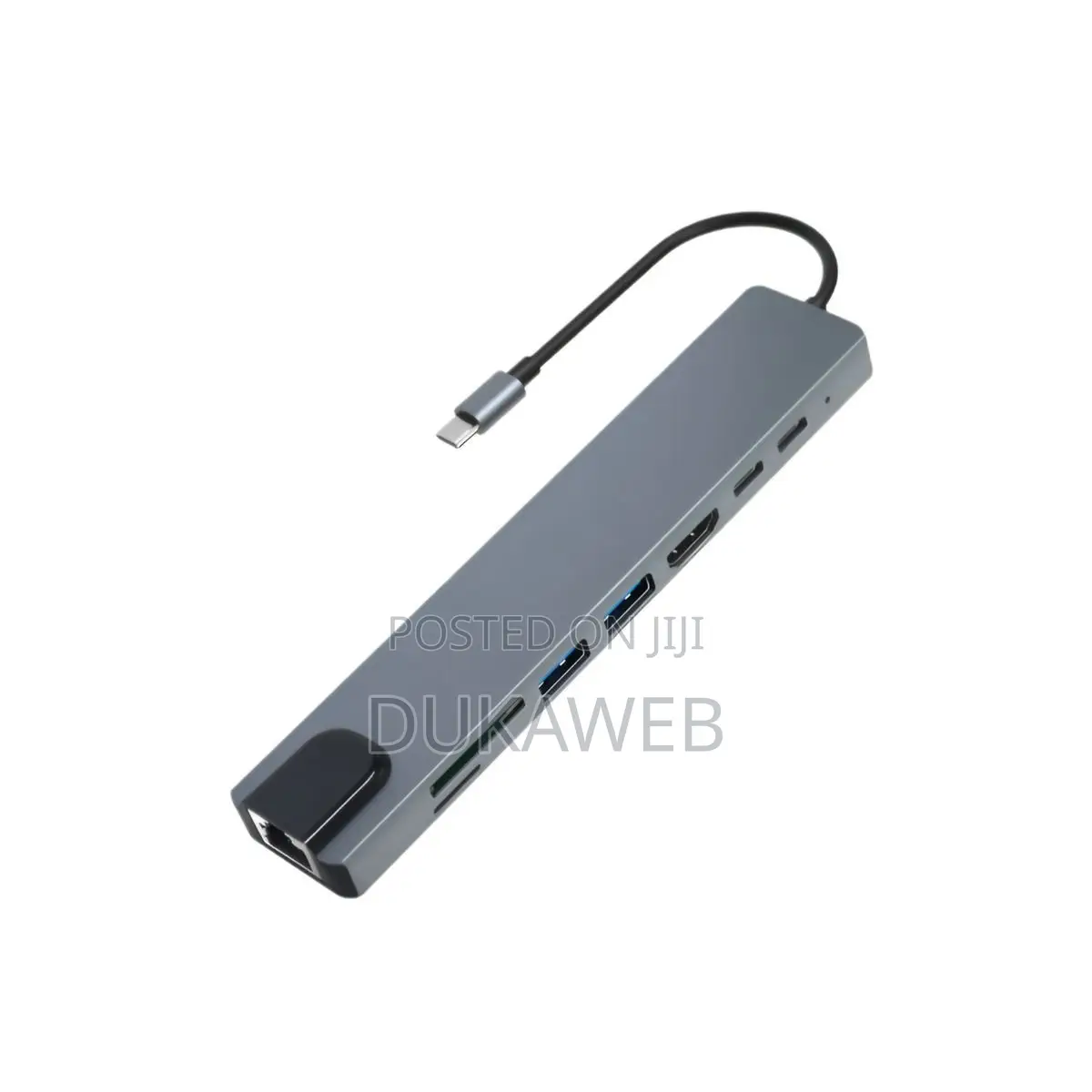 8-in-1 Usb-C Hub Type-C Adapter – Multi-Port Connectivity Hub