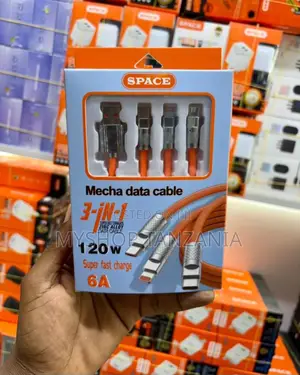 Space Mecah Data Cable 3 in 1 120w 6a