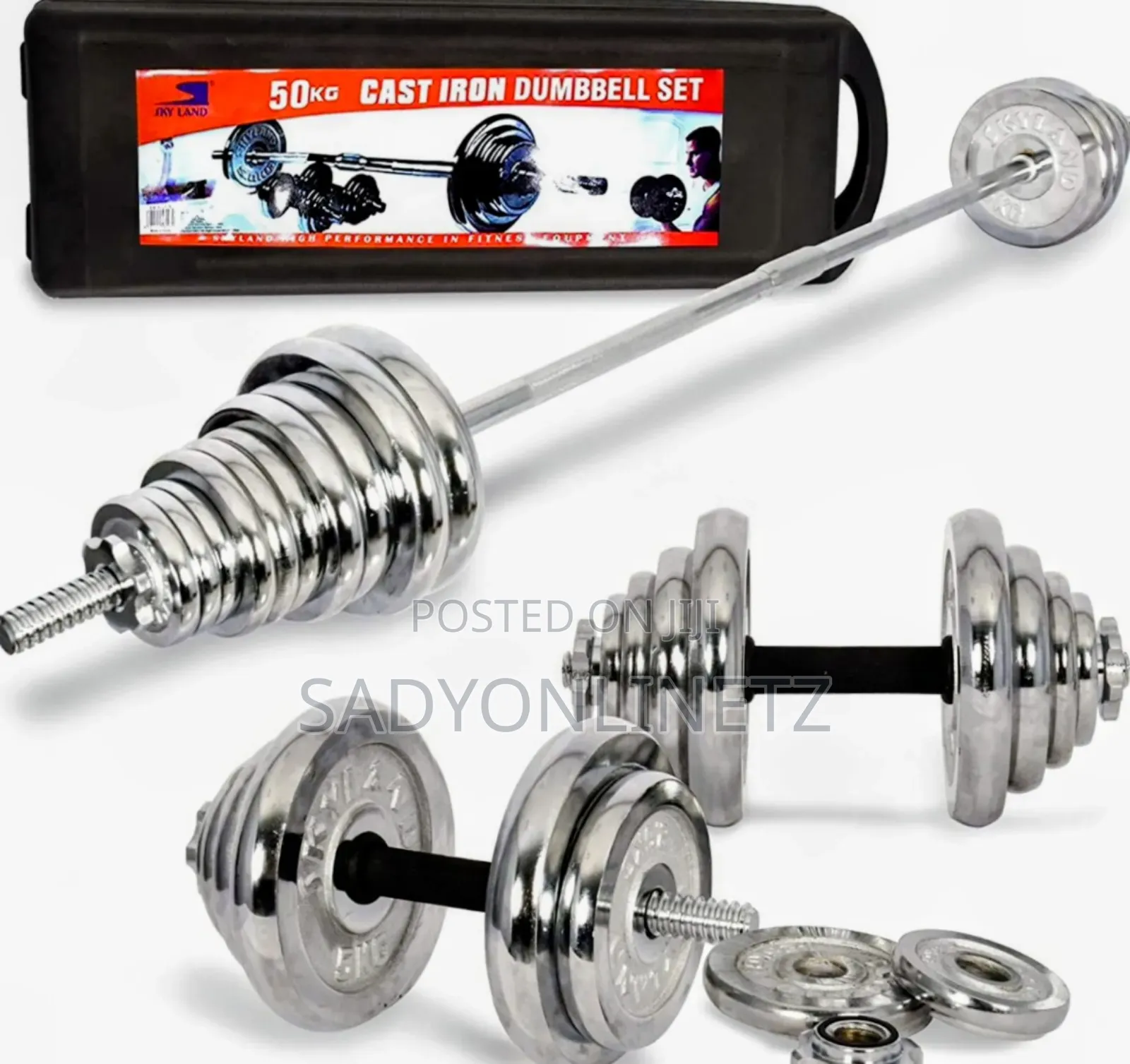 50kg Dumbbell With Barbell