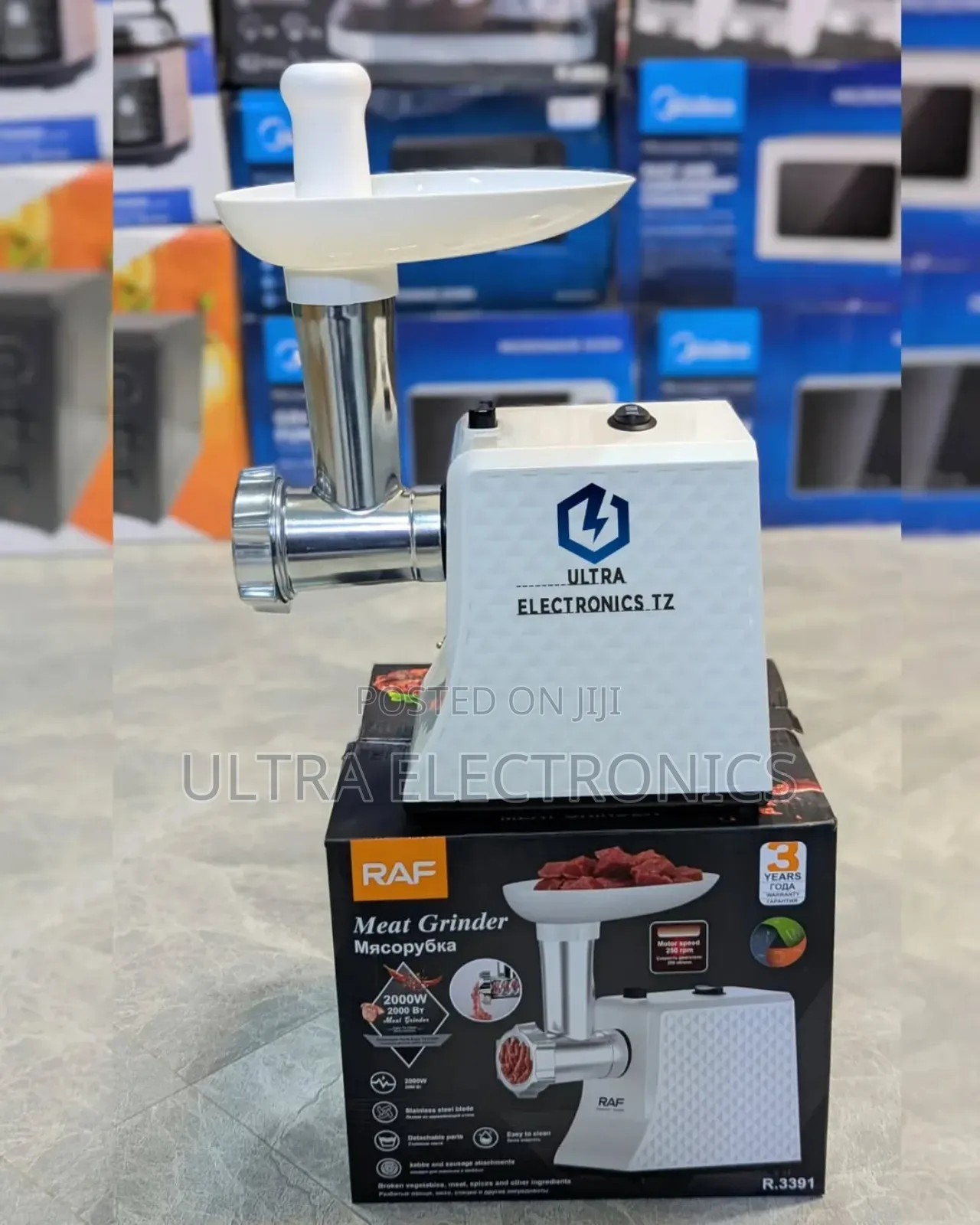 High Quality Material and Efficient Raf Electric Meat Grinder