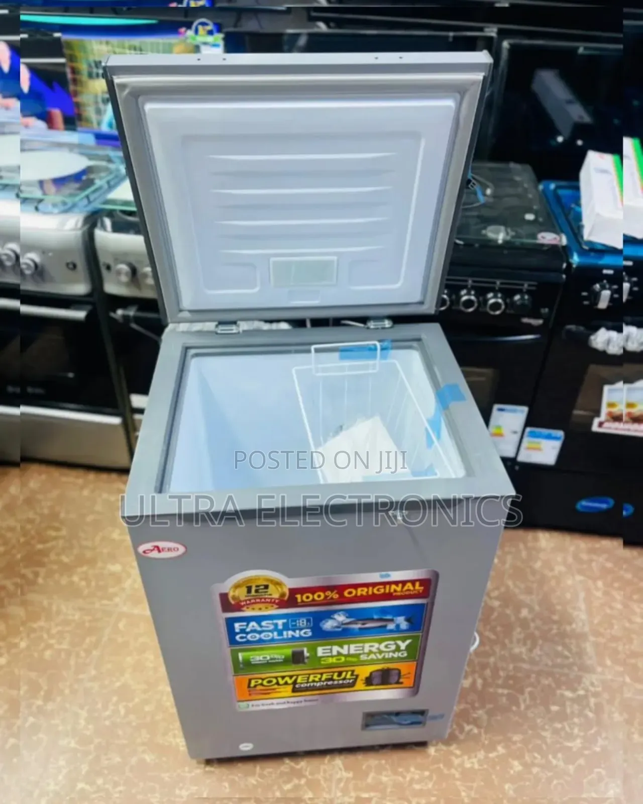 Aero Chest Freezer Yenye Uwezo MkubwaCapacity:-100l