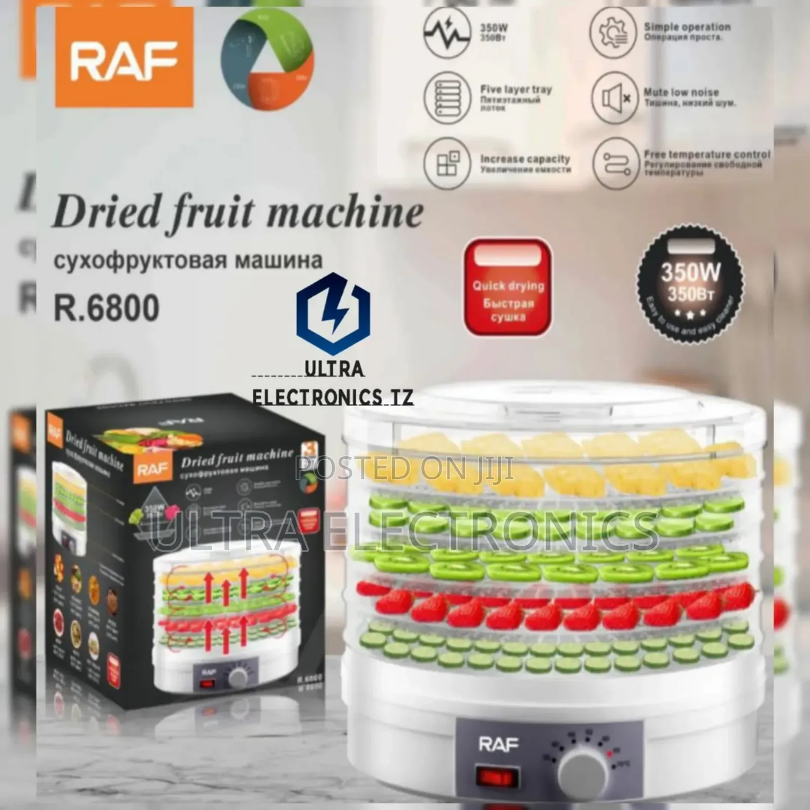 Raf Heavy Food/ Fruits Dehydrator Five Layer Tray
