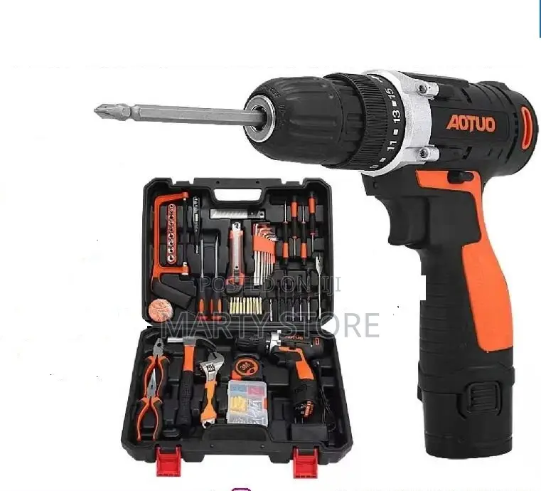 102pcs Rechargable Drill Kit