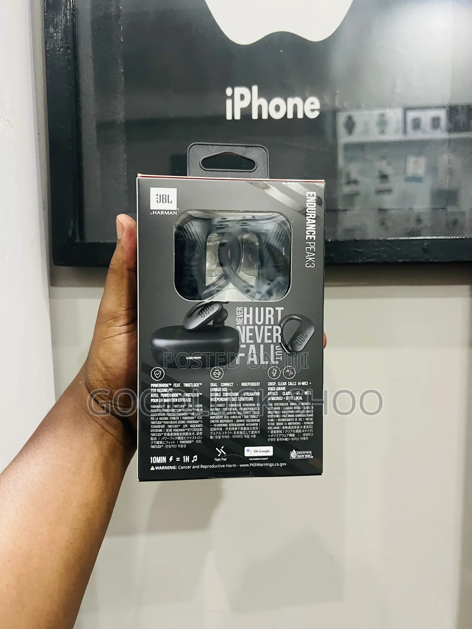 JBL Endurance Peak 3 Wireless Earbuds