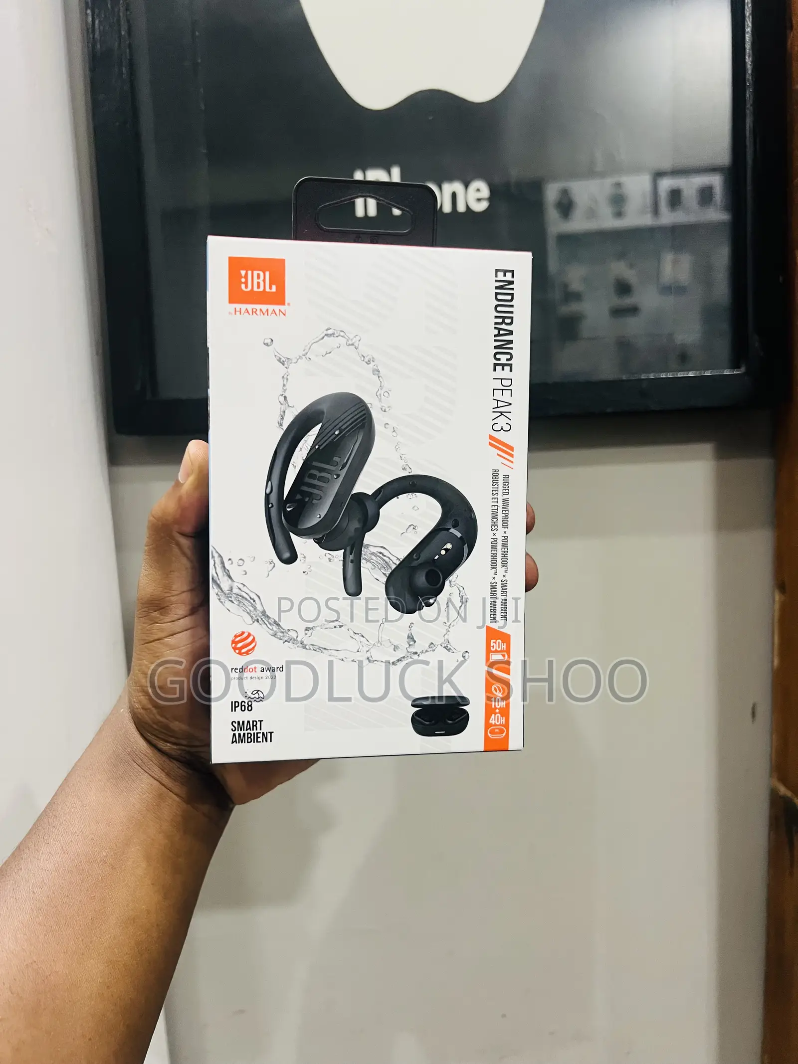 JBL Endurance Peak 3 Wireless Earbuds