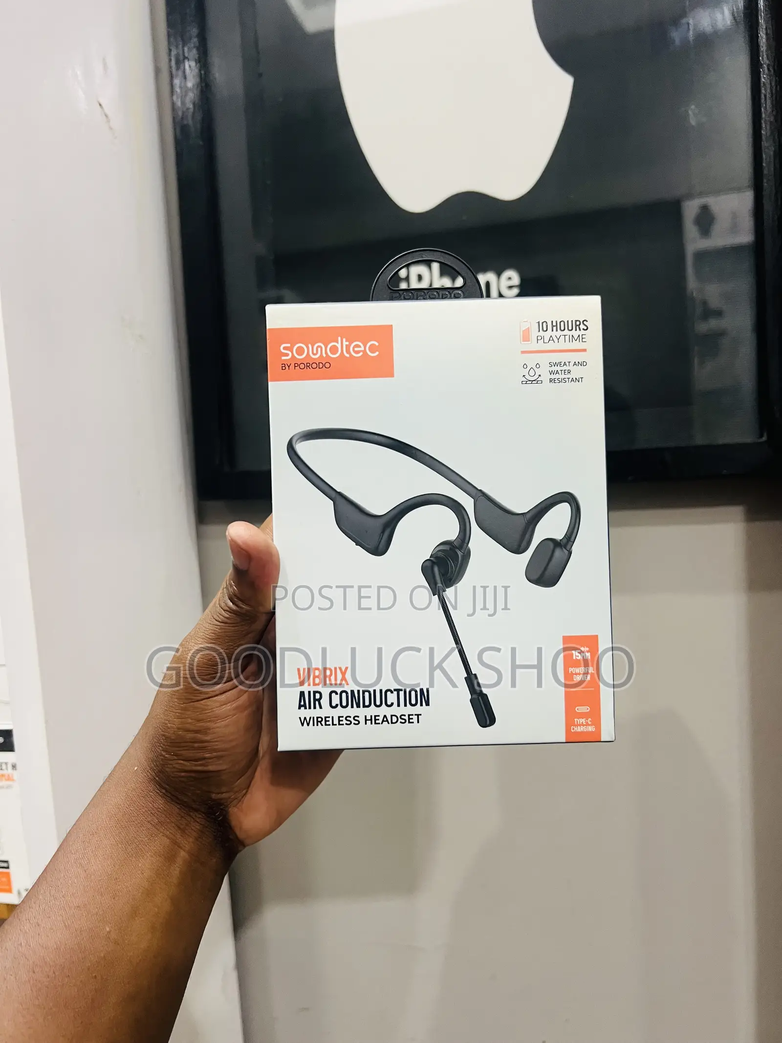 Porodo Soundtec Vibrix Air Conduction Wireless Headset