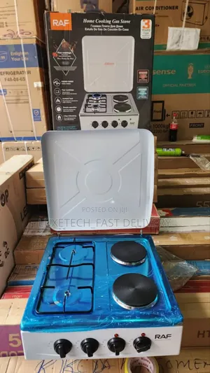 Raf Gas and Electric Stove (2 Gas Hob + 2 Hotplates)