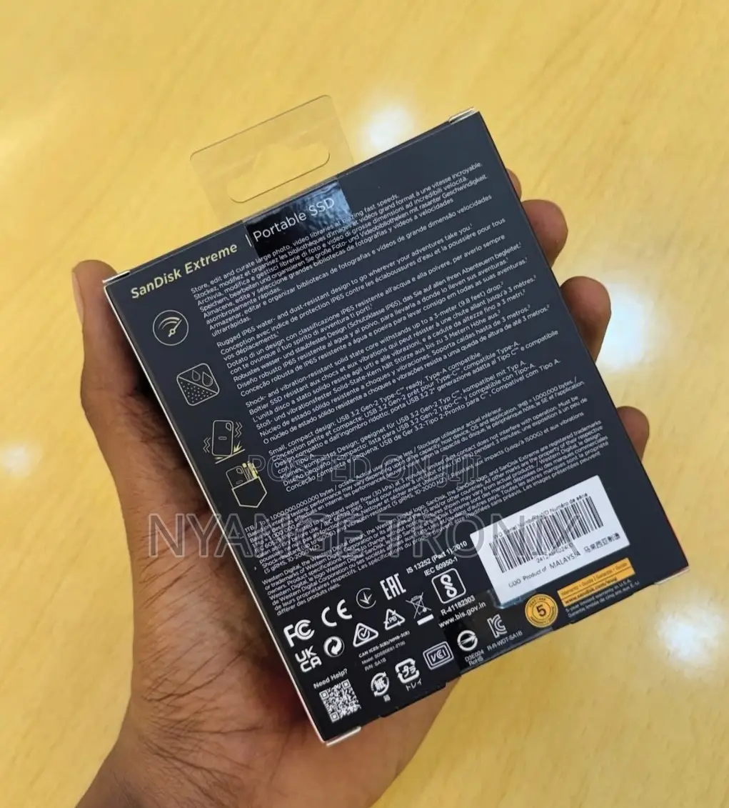 Sandisk Portable SSD 2 Tb Mb/S 1050
